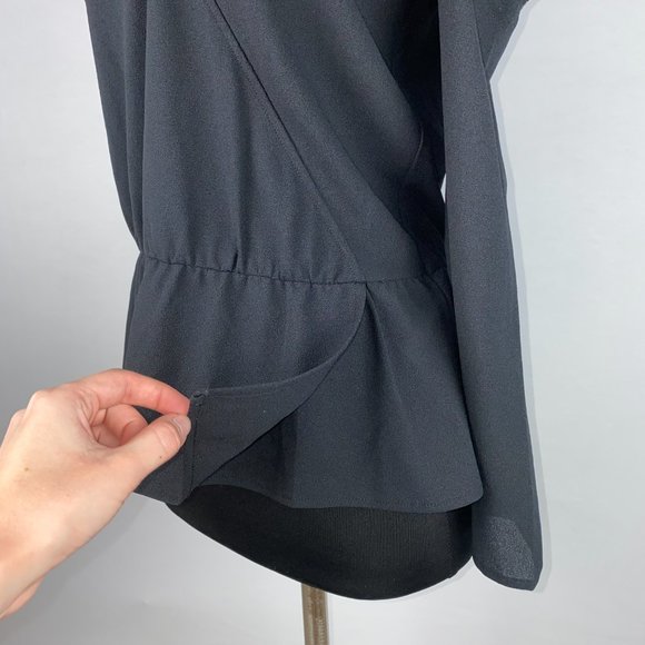 Cooper & Ella XS Cold Shoulder Sleeve V-Neck Top - Picture 9 of 11